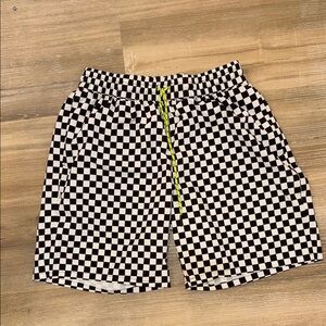 Checkered Athletic Men's Shorts
